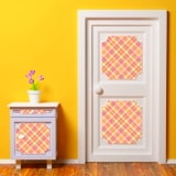 Self-adhesive film for doors